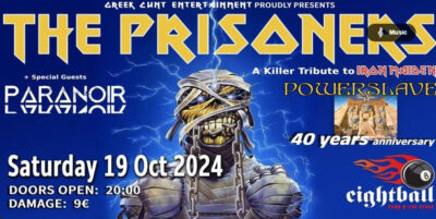 The Prisoners | A killer tribute to IRON MAIDEN – 40 years of Powerslave anniversary