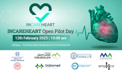InCareHeart - Open Pilot Day - Πώς η Τηλεπαρακολούθηση αλλάζει τη Φροντίδα της Καρδιακής Ανεπάρκειας