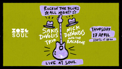 Rockin' The Blues All Night | Sakis Dovolis Trio + Νίκος Ντονούσης και οι Backbone