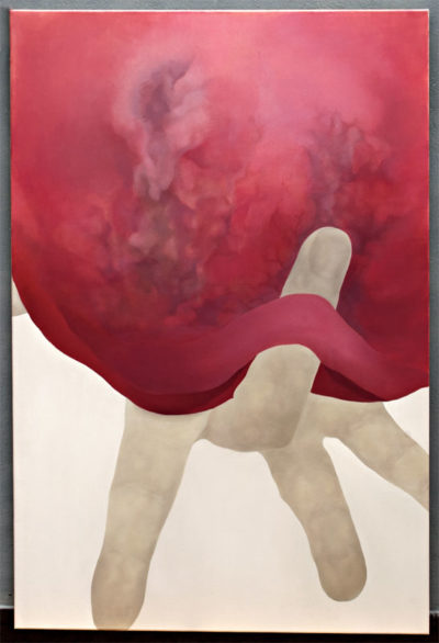 “In anti-normal way”, oil on canvas